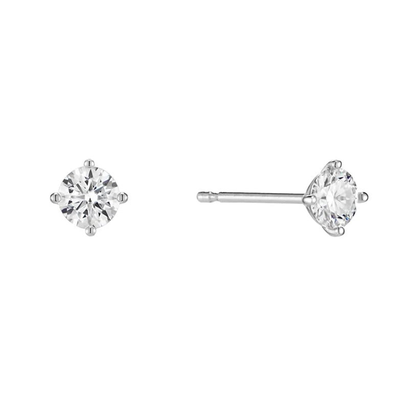 (シルバー925) モイサナイト 0.25カラット0.1カラット イヤリング／ピアス／Moissanite