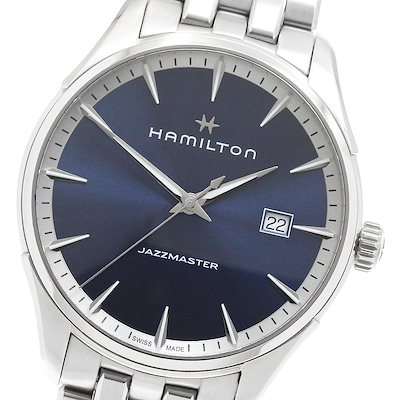 ハミルトン HAMILTON H324510 ジャズマスター デイト クォーツ メンズ _964908【中古】