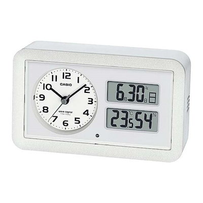 他サイト： カシオ 電波目覚まし時計 クロック TTM-170NJ-7JFの商品画像