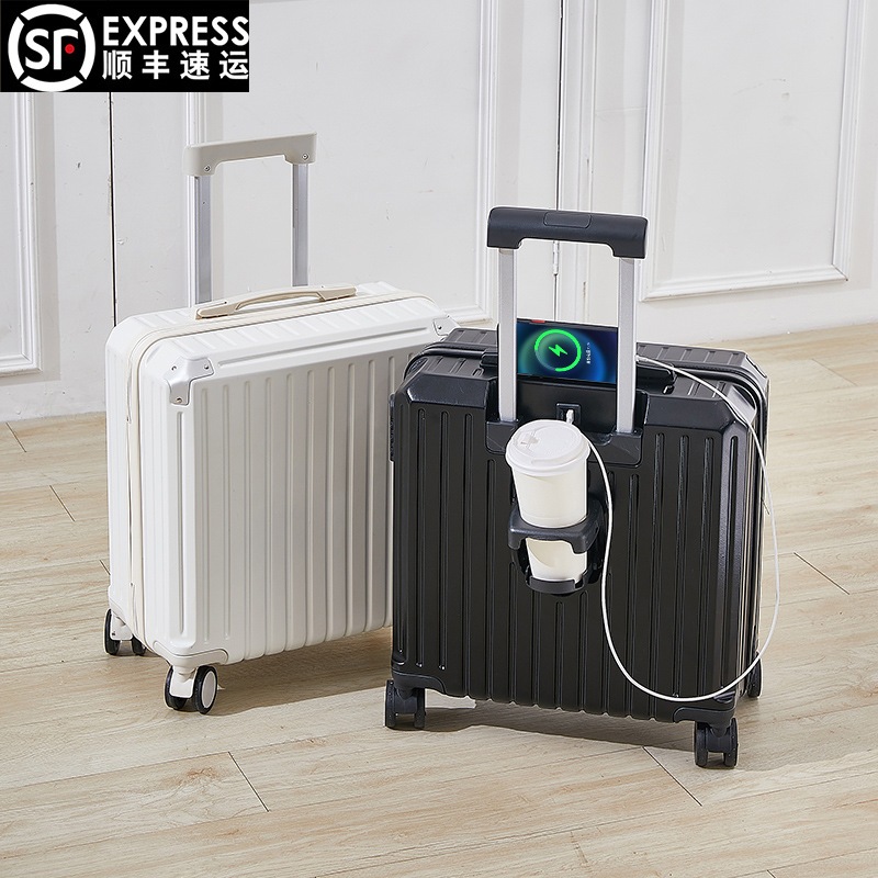 女性用ミニ18インチ搭乗スーツケース男性用小型20インチ小型フレッシュトロリー旅行スーツケース軽量小型