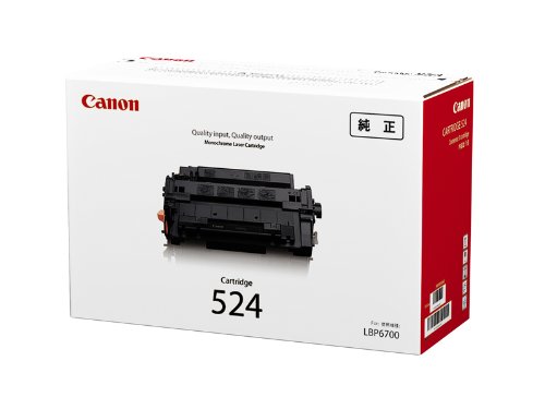 CANON トナーカートリッジ524(6%ｶﾝﾏ%000枚)3481B004 CN-EP524