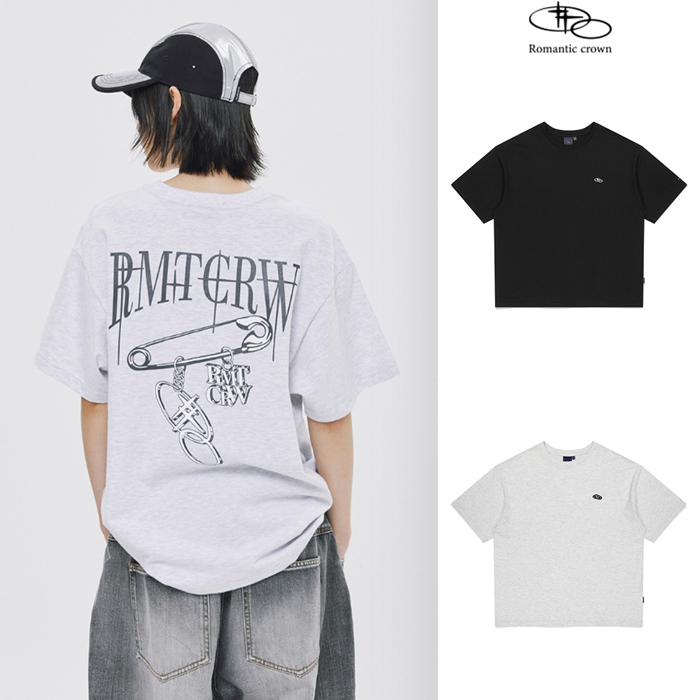 【ROMANTIC CROWN】 SILVER CLIP PENDANT TEE SHIRT