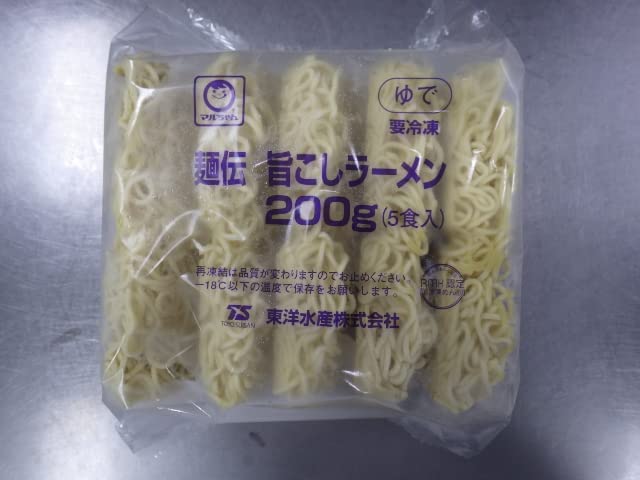 「冷凍」東洋水産 麺伝旨こしラーメン 200ｇ4