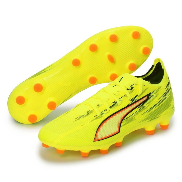 プーマ サッカーシューズ ウルトラ 6 マッチ HG/AG 26.0cm 109001 01 Yellow Alert- Black-Glowing Red-Lime Squeeze