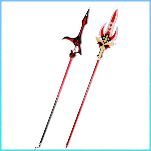 新タイプ追加 激安販売 原神 Genshin ロサリア - Rosaria 黒岩突槍 死闘槍 道具武器 星5 コスプレグッズ 9,302円