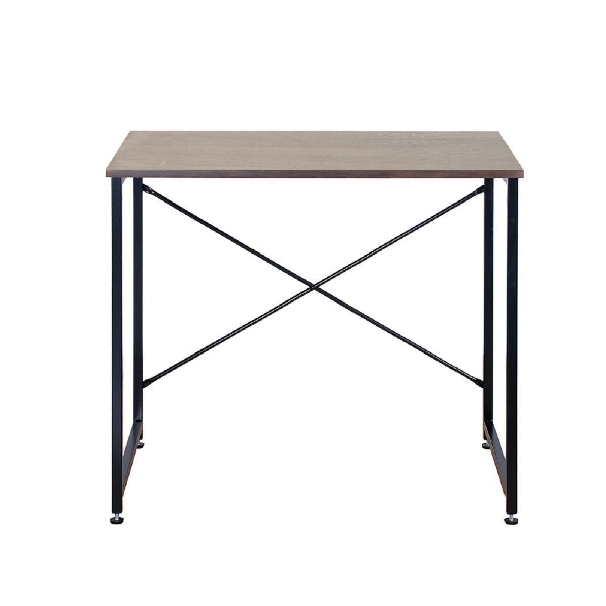 シンプルデスク簡易デスク 木製机ワークデスク Gray Particle Board 7,077円