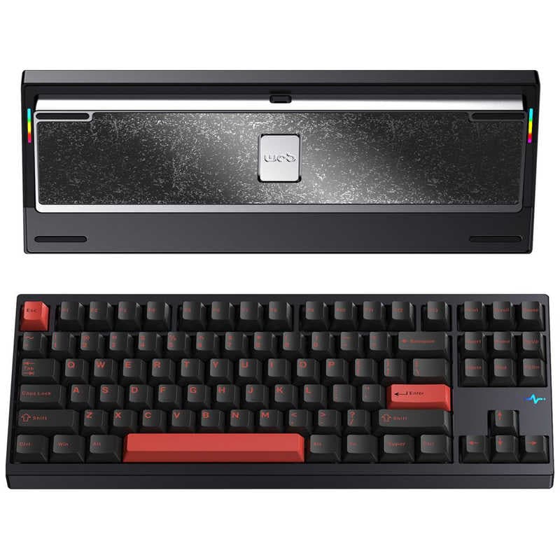 KIBU　Wobkey Crush 80 Pro Black(有線・ワイヤレス/Bluetooth・USB)(バッテリー7500mAh/KAILH ココアスイッチ)　PC80REBK