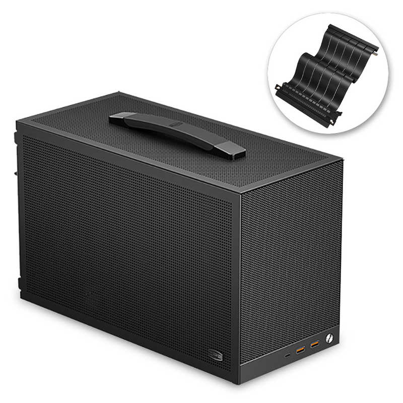 PCCOOLER　PCケース ［Mini-ITX］　K101MESHGY-RCSET