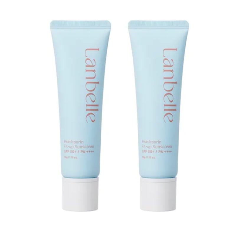 [1+1] ピーチポリン フィットアップ サンクリーム SPF50+ PA++++ 50ml+50ml / 韓国コスメ