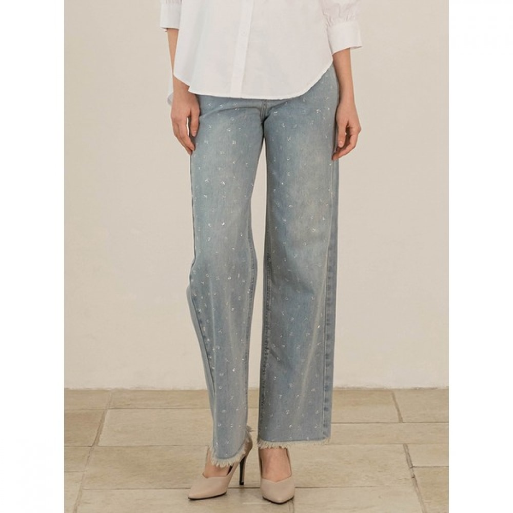 [マックスカルティジオ] キュービックデニムパンツ