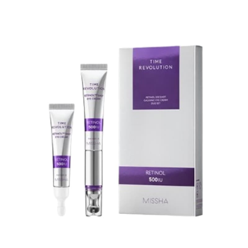 タイムレボリューション レチノール 500 ショット ガルバニック アイクリーム デュオセット