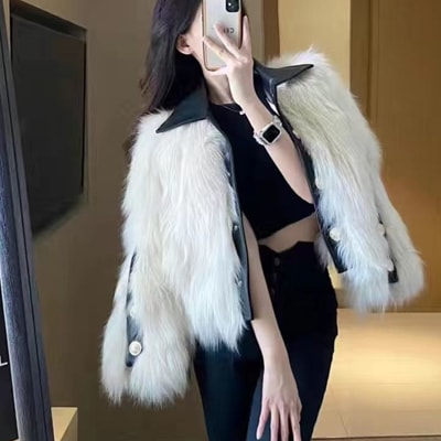 ブルゾン ジャケット秋冬 アウタ プードルファージャケットもこもこプードルボア風ふわふわファーコート