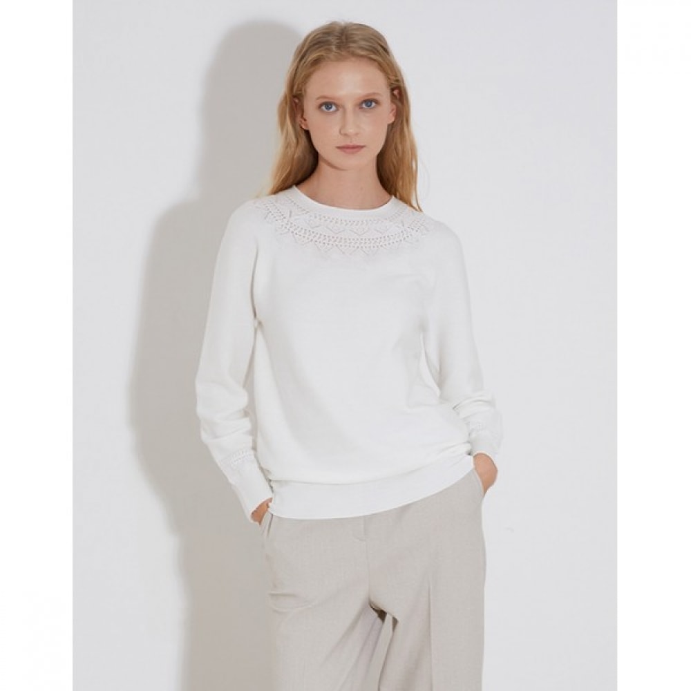 (オリビアローレン) レースニットプルオーバー_VOCBL3S2151