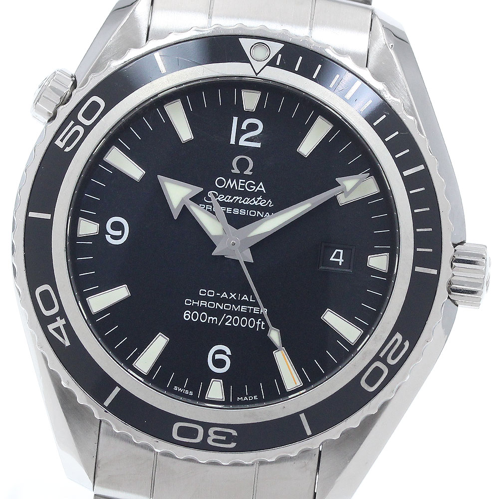 オメガ OMEGA 2200.50 シーマスター600 プラネットオーシャン デイト 自動巻き メンズ 保証書付き_940033【中古】