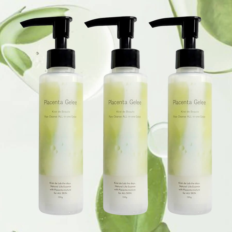 オールインワンジュレ×3本 天然ジェル プラセンタ コラーゲン ヒアルロン酸 セラミド 無添加 エイジングケア 弾力ケア シワケア ハリケア