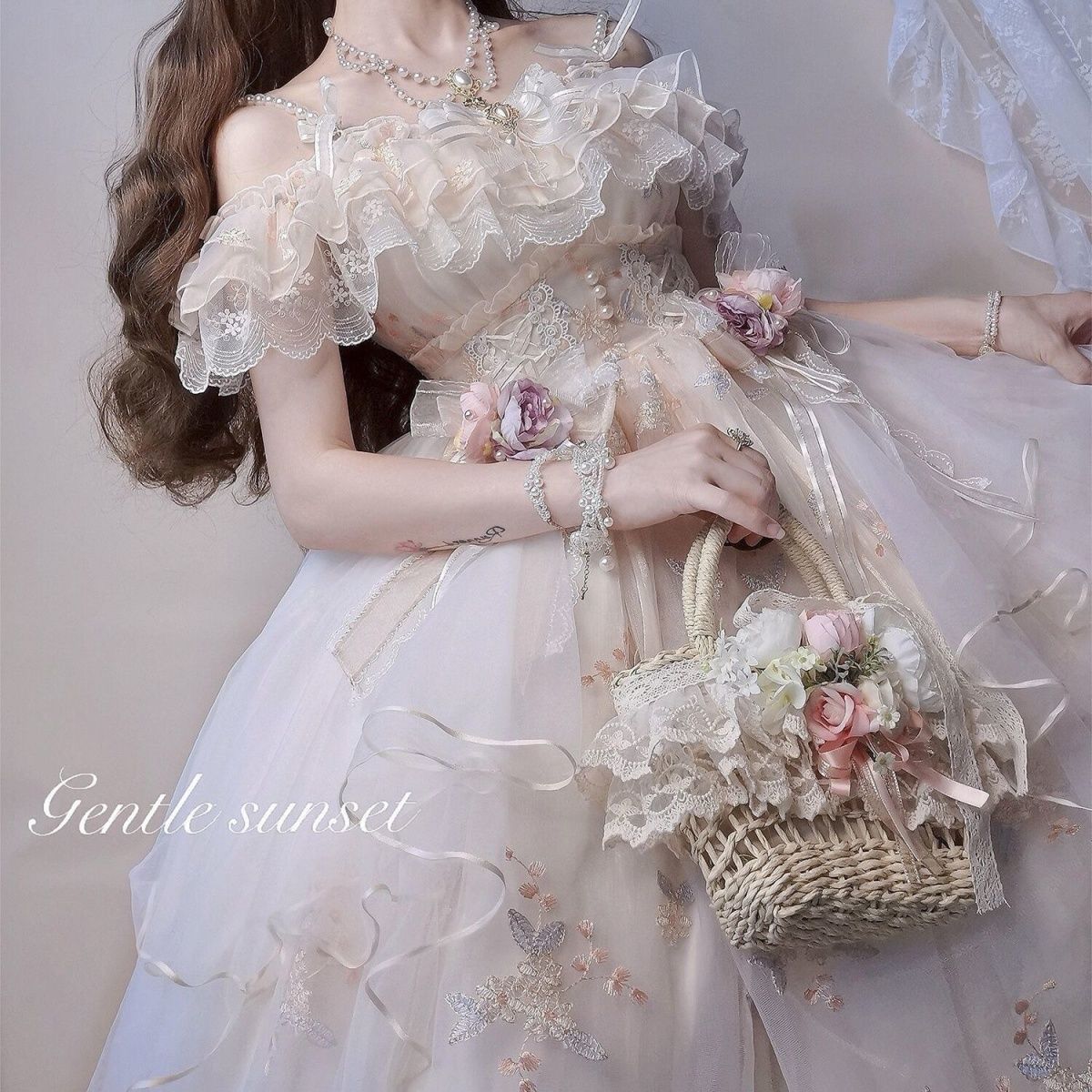 緊急SALE!!!2枚1OO円OFF！ 今買いたいが特惠！JSKホルタードレス 公主メイド服洋装 ファション レ 貴族 ラブリーロリータ ホルターネックドレス ゴシック クリスマス衣装cosplay二