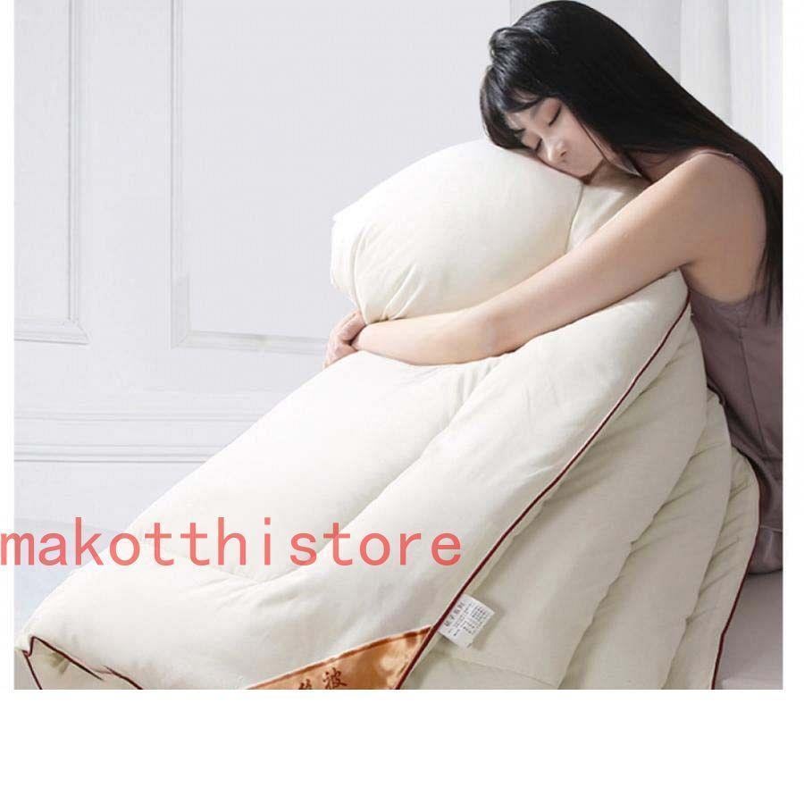 羽毛布団 洗える肌掛け布団 肌触りいい 通気性いい 掛ふとん 掛け布団 冬掛布団 おうちで丸洗い セミダブル 一年中使え 無地 汚れにくい 冬掛布団 羽毛ふとん