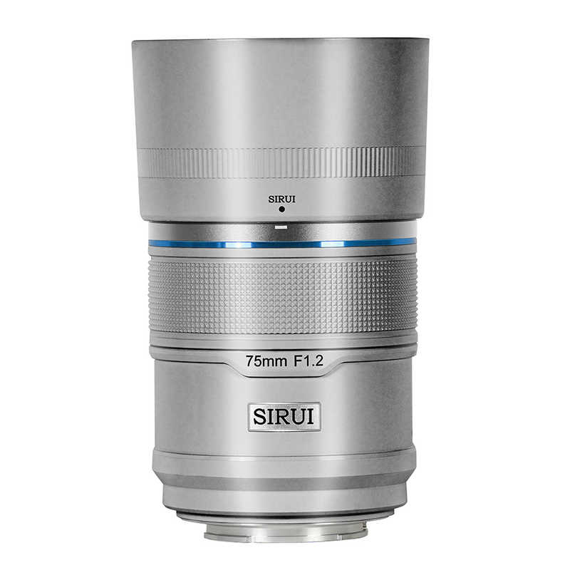 SIRUI　オートフォーカスレンズ F1.2 APS-C 75mm E/シルバー ［ソニーE / 単焦点レンズ］ シルバー　75AS12E-S-JP