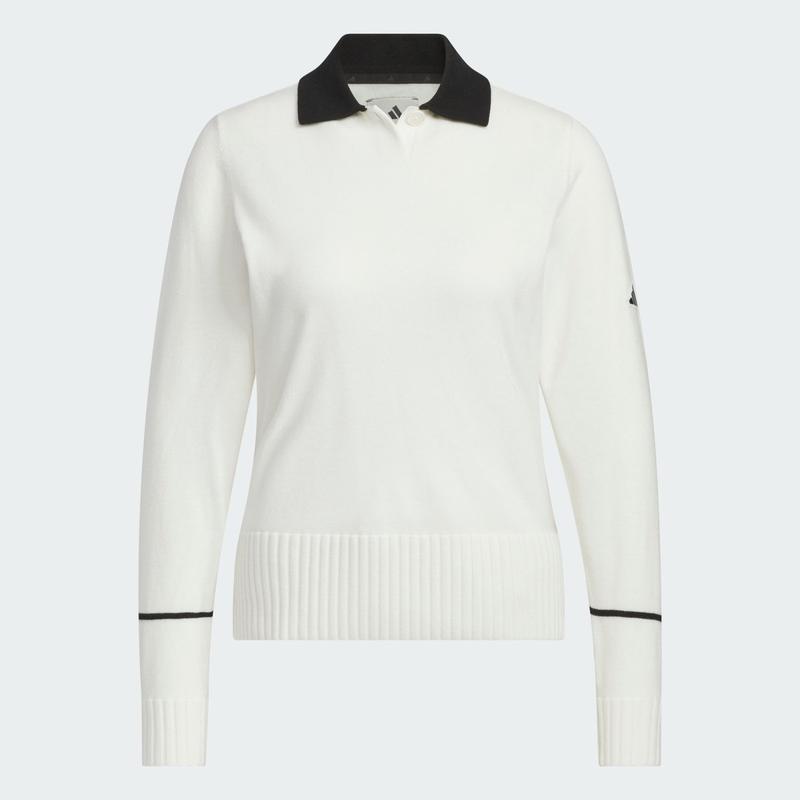 25FW 女性用ゴルフ長袖ニットポロシャツ JM7132