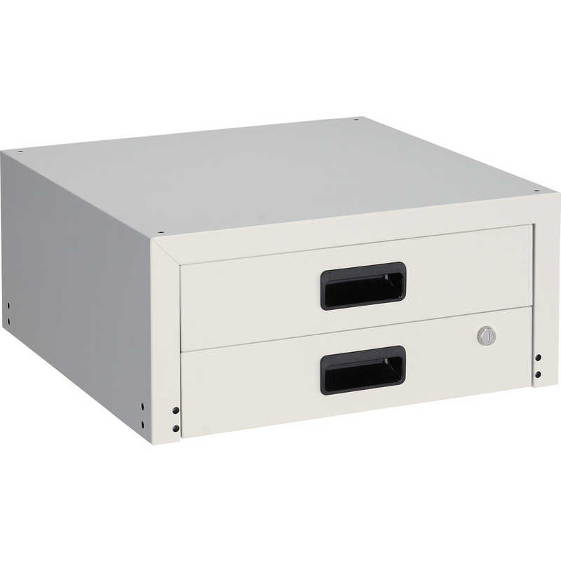 トラスコ中山　ラビットワゴン用引出2段 500X500 W色　RBW55XW