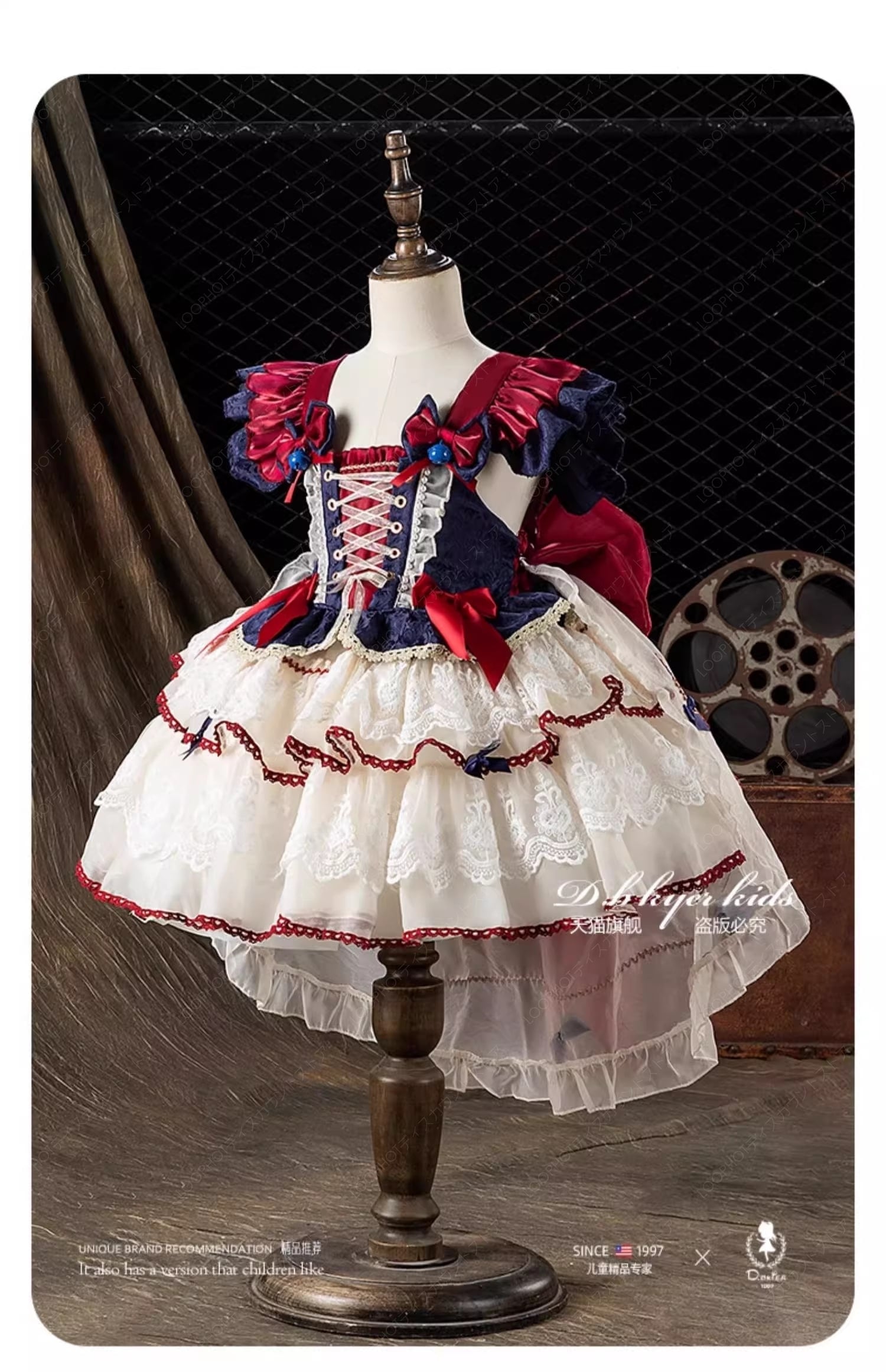 ハロウィンコスプレ衣装 白雪姫ドレス 女の子用 夏季 アナと雪の女王 誕生日 ロリータ ディズニー コーディネートスカート-51
