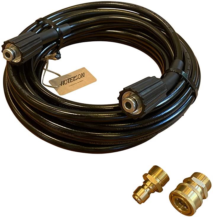 高圧洗浄機 ホース 延長 10m リョービ アイリス ほか 軸心径 ワンタッチカプラー付属