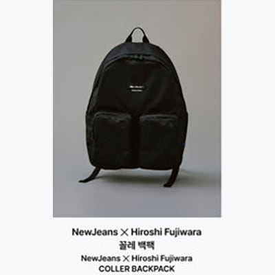 NewJeans Hiroshi Fujiwara Coller バックパック NewJeans x