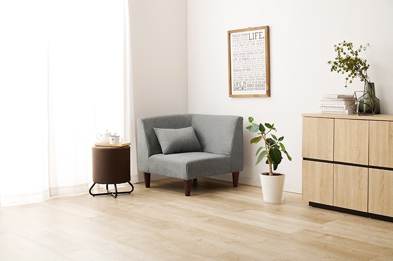 ソファー ソファ 1人掛け コーナーソファ 一人掛け セパレート レイアウト自在 ファブリックシート 完成品 パーソナルチェア ひとり用 20,002円