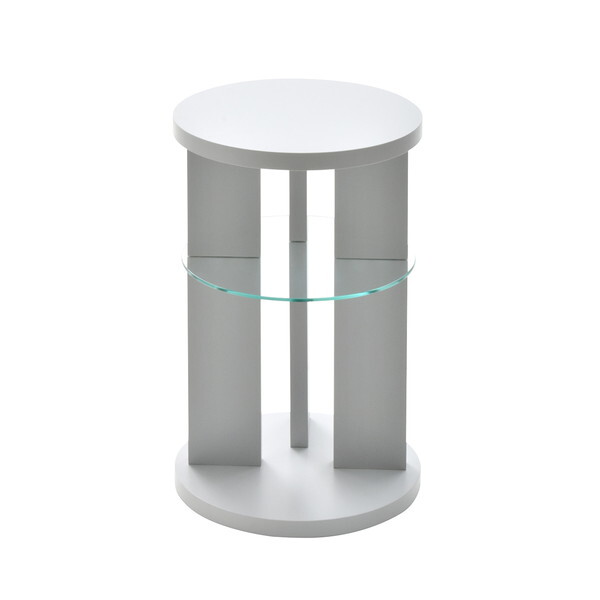 B.Bファニシング NKST0270MOLGY ライトグレー Noko ラウンドサイドテーブル メーカー直送