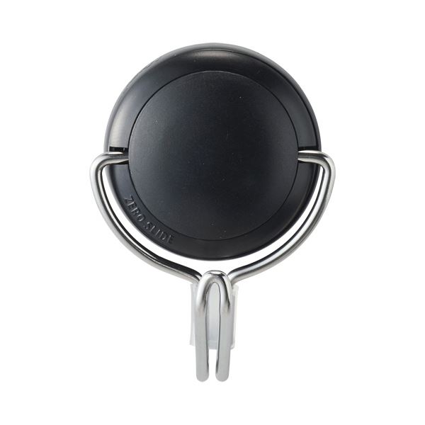 (まとめ）マグエックス マグネットフックゼロスライド M 黒 ブリスターパック MZR-6K 1個 (×10セット)