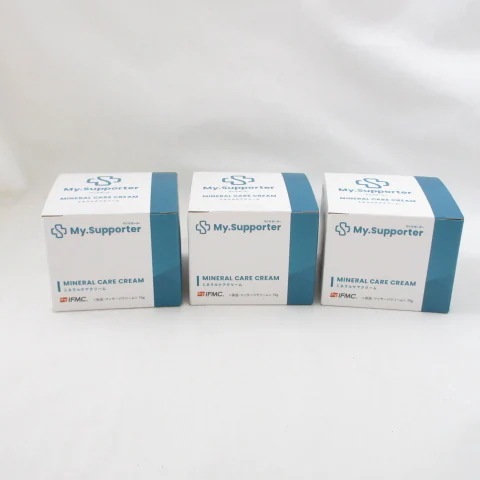 3個セット マイサポーター ボディーケアクリーム a 保湿 マッサージクリーム ミネラルケアクリーム 75g ( 0521-Y3 )