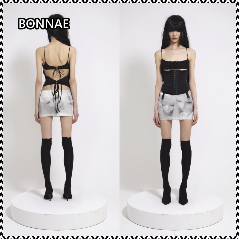BONNAE Printed mini skirt