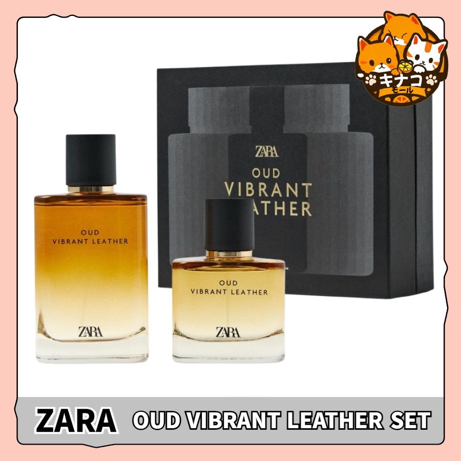 ZARA メンズ OUD VIBRANT LEATHER SET オードパフューム100ML＋60ML [EDP]
