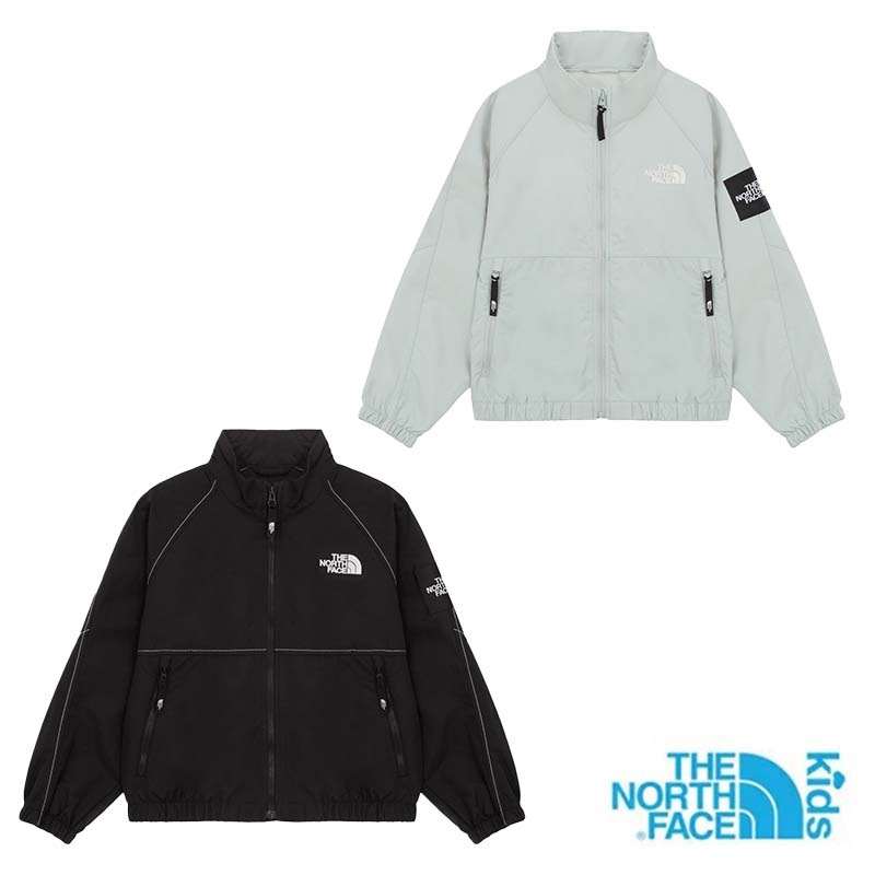 NJ3BR07 KS OLEMA JACKET ウィンドブレーカー キッズ パーカー 防寒 軽量 軽い 薄手 薄い 男の子 女の子 フードなし 韓国 ジャケット ジャンパー スタンドネック