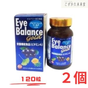 アイ・バランス ゴールド 120粒×2個セット ブルーベリー&イチョウ葉エキス ルテイン・ゼアキサンチン配合 第一薬品工業