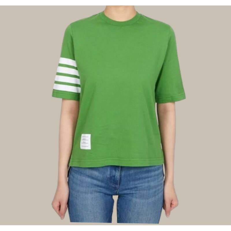 [カード10%決済割引] THOM BROWNE 女性半袖Tシャツ FJS102G 07862 330
