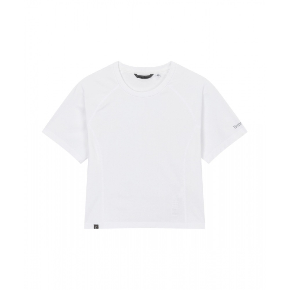 TETONBROS 女性用ソフトタッチクロップ S/S Tシャツ