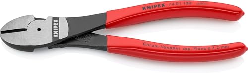 クニペックス KNIPEX 7401-180 強力型斜ニッパー(硬線用) (SB)