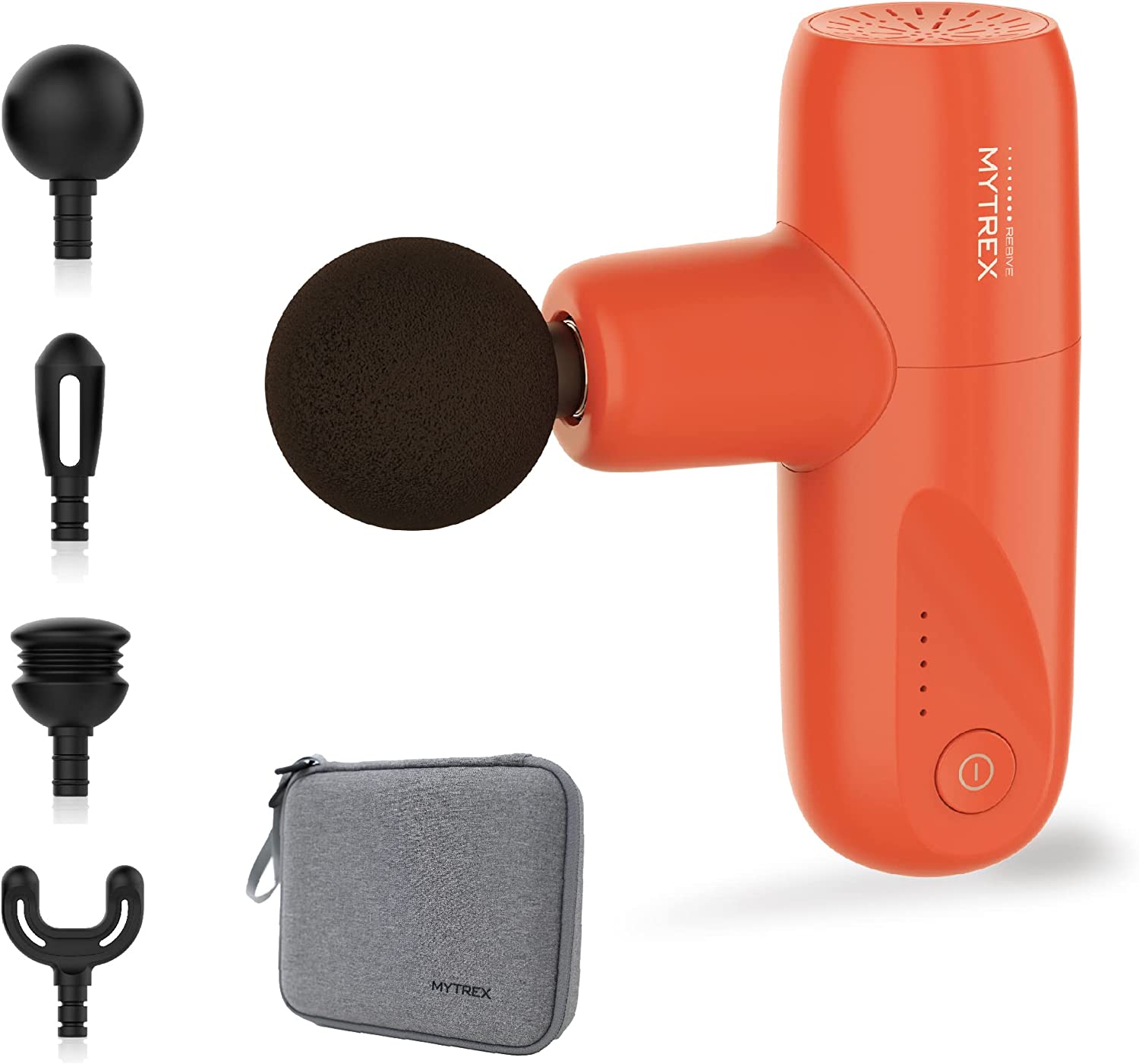 マイトレックス リバイブ ミニ エックスエス(MYTREX REBIVE MINI XS) MT-RMXS21R レッド ハンディガン 振動マシーン 軽量265g フェイスモード 搭載