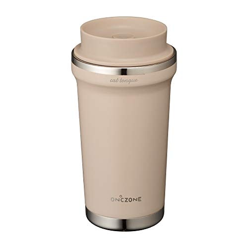 ドウシシャ タンブラー 猫じた専科タンブラー 【猫じたさんにおすすめ】 320ml ピンクベージュ