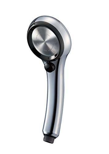 SANEI(サンエイ) FBシャワーヘッド レイニーメタリック ウルトラファインバブル 極細水流 手元ストップ 節水 日本製 PS3136-81XA-CDP シルバーメッキ