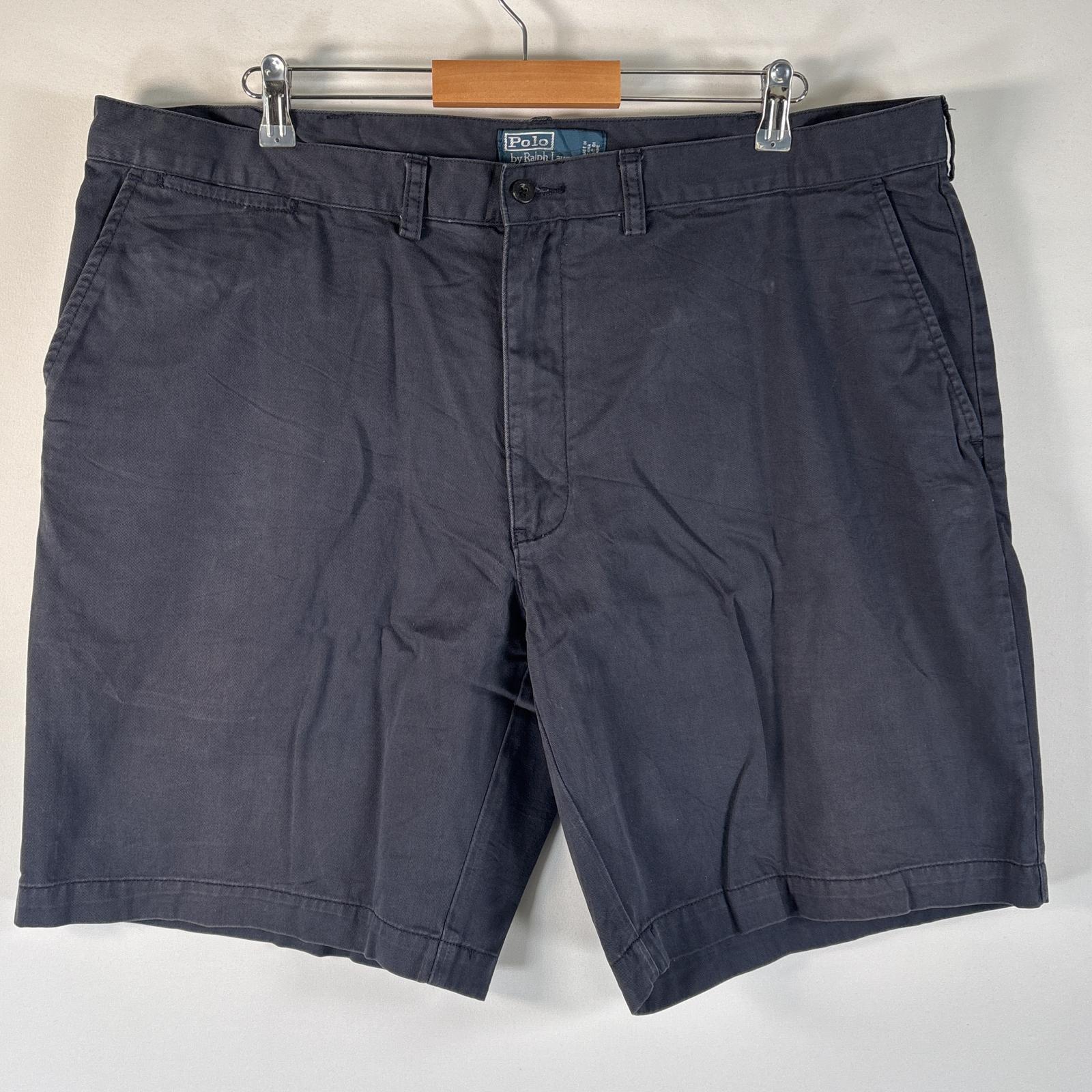 古着 90s/90年代 ポロバイラルフローレン Polo by Ralph Lauren ショートパンツ クラシックポロチノ 短パン 半ズボン w42 ネイビー メンズ