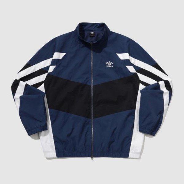 M ウインドブレーカー LQC UQ121CJK13-NVY ダブルデッカー スタンドネック ブルゾン ウインドブレーカー ジャケット / NAVY