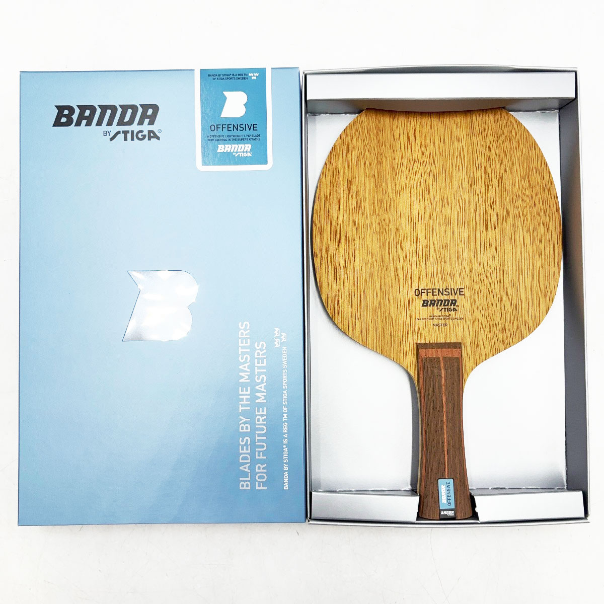 【中古・未使用品】スティガ バンダ オフェンシブ FLA GA302635 STIGA BANDA シェークハンド 卓球ラケット