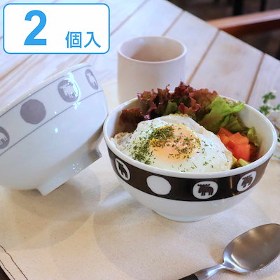 どんぶり 16cm ペアセット moz 美濃焼 陶器 食洗機対応...のサムネイル