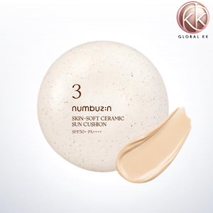 セミマット 密着カバー【限定】3番 ノーファンデ陶器肌トーンアップクッション SPF50+ PA++++韓国コスメ 正規品 日本発送