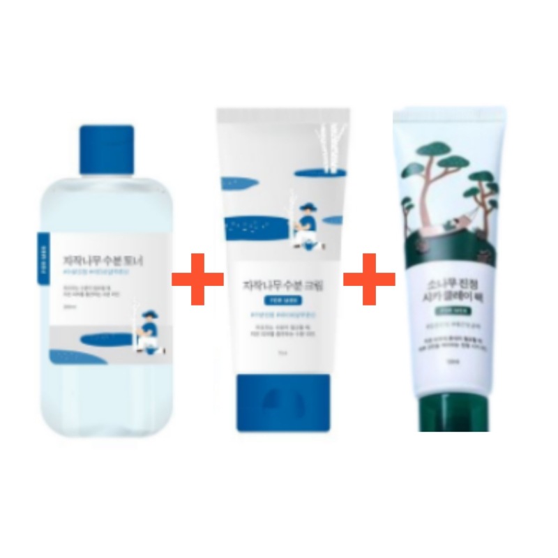 [本品/トナー200ml+本品/クリーム75ml+贈呈品/クレイパック50ml]フォーメン白樺/水分補給/なめらかな毛穴パック/男性用肌合い