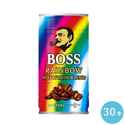 他サイト： BOSS(ボス) サントリー コーヒー ボス レインボーマウンテンブレンド 185g×30本の商品画像
