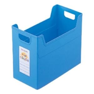 (業務用セット) セラピーキッズカラー ファイルボックス A4ワイド フボ-TCW4-KB キッズブルー(×10セット)