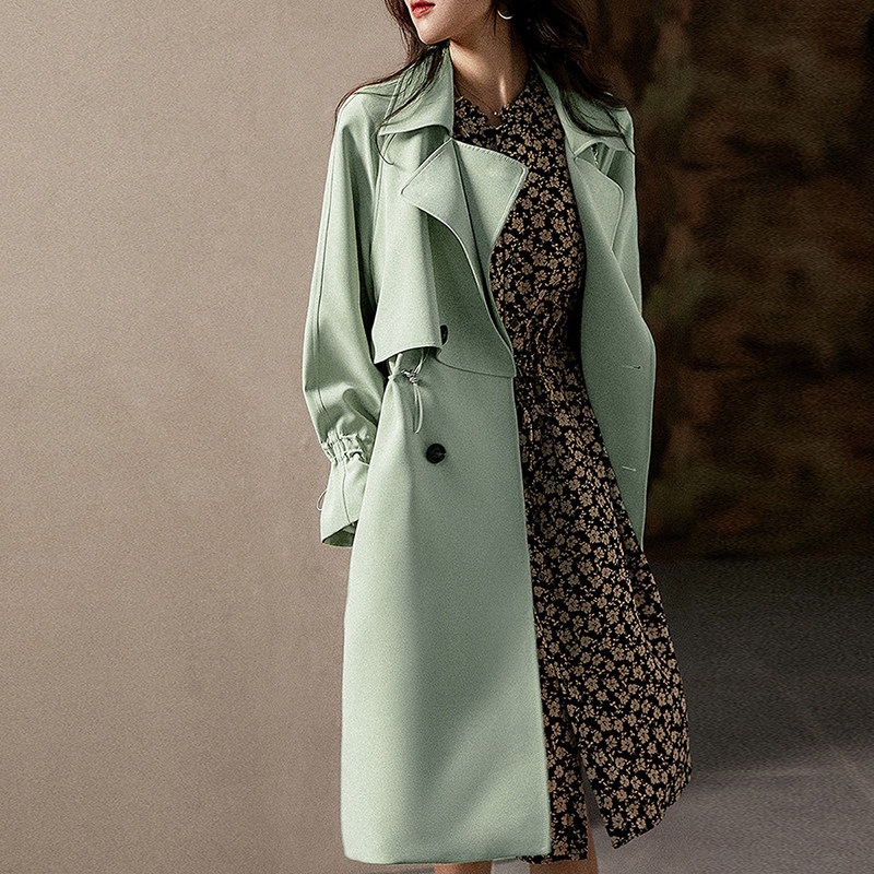 マウンテンパーカー トレンチコート スプリングコート アウター ジャケット レディース 春コーデ 大きいサイズ コート ロングコート ジャンパー 無地 体型カバー シンプル カジュアル 通勤 カジュア